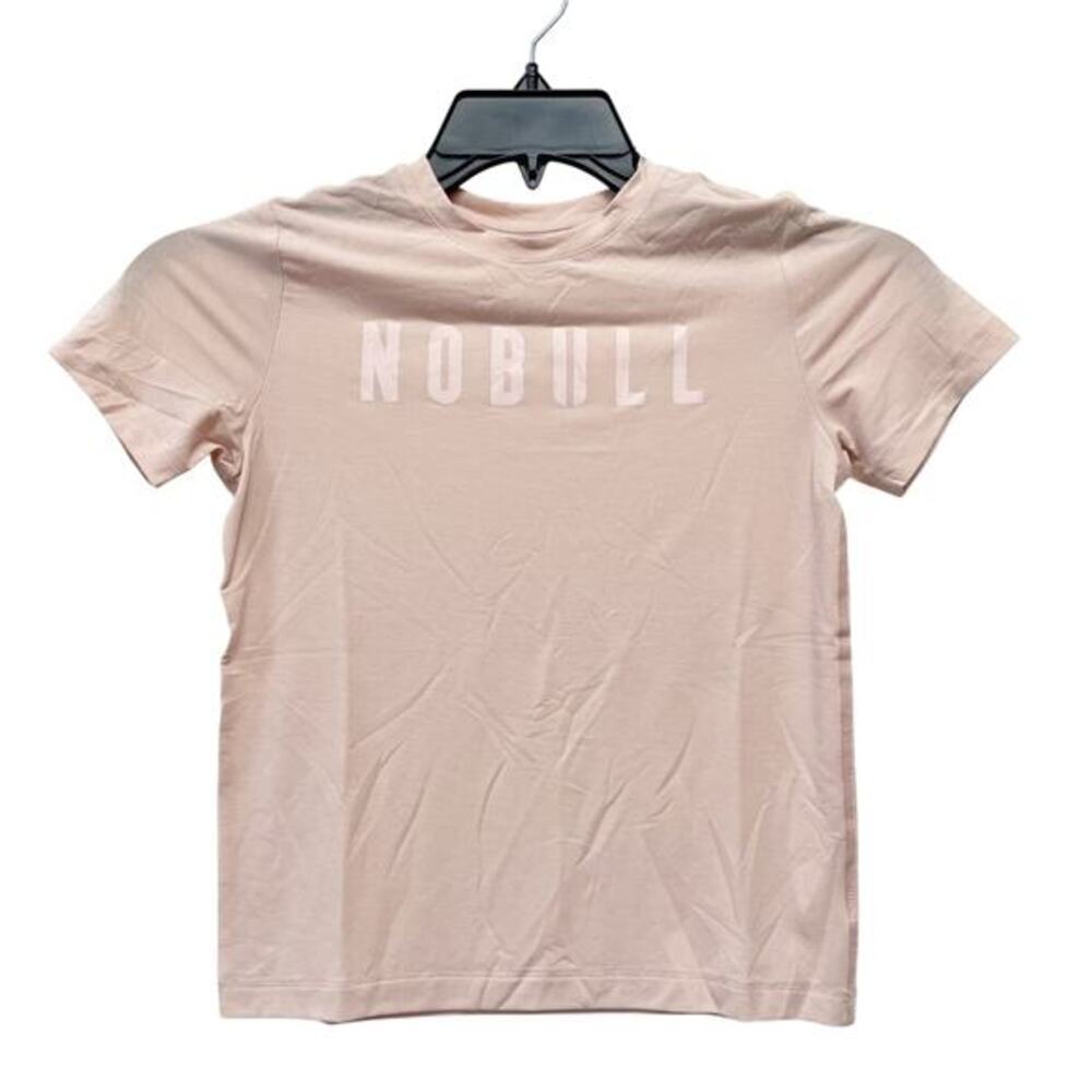 NoBull Kid's Unisex Dusty Pink‎ Athletic Casual Short Sleeve Shirt Size Medium